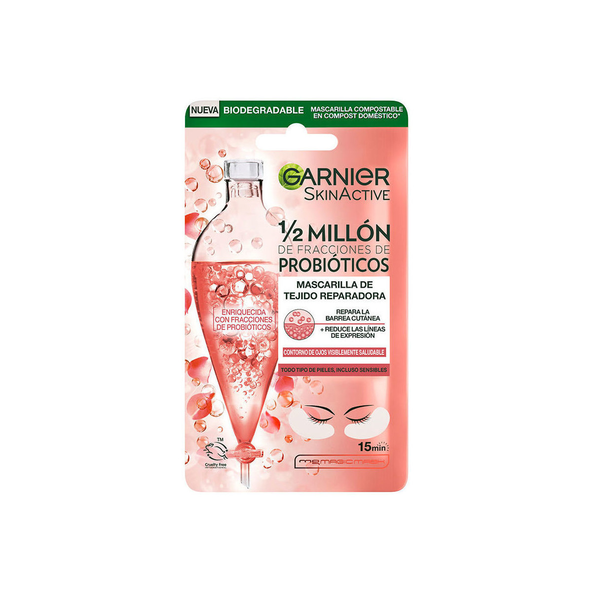 Belleza Hidratantes & nutritivos Garnier Skinactive Mask Tissu Ojos Reparadora X 