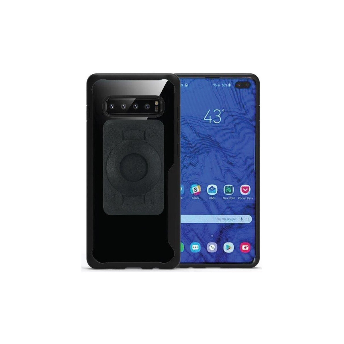 Bolsos Niños Funda móvil Tigra Coque smartphone  FitClic Neo Samsung Galaxy S22 Ultra Negro