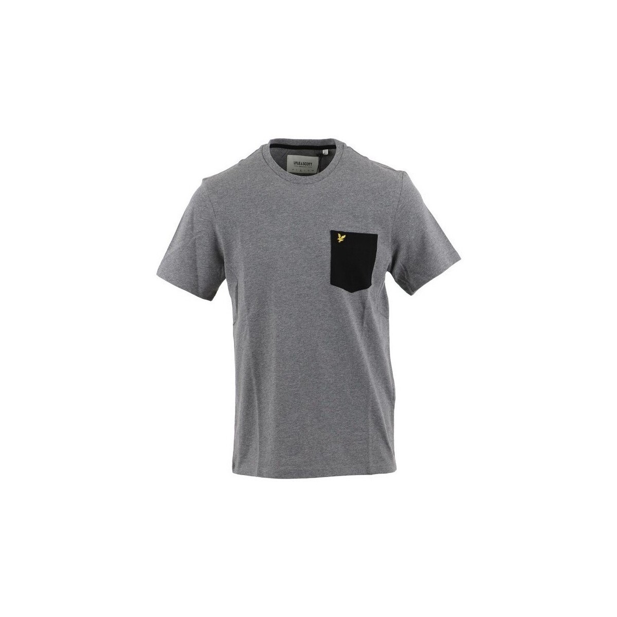 textil Hombre Camisetas manga corta Lyle & Scott T-shirt  Contrast Pocket Gris
