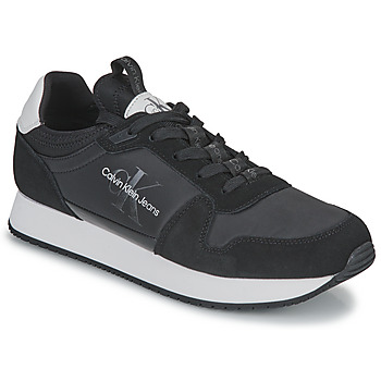 Zapatos Hombre Zapatillas bajas Calvin Klein Jeans RETRO RUNNER LACEUP REFL Negro