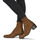 Zapatos Mujer Botas de caña baja JB Martin LUCIE Toile / Ante / Tabaco