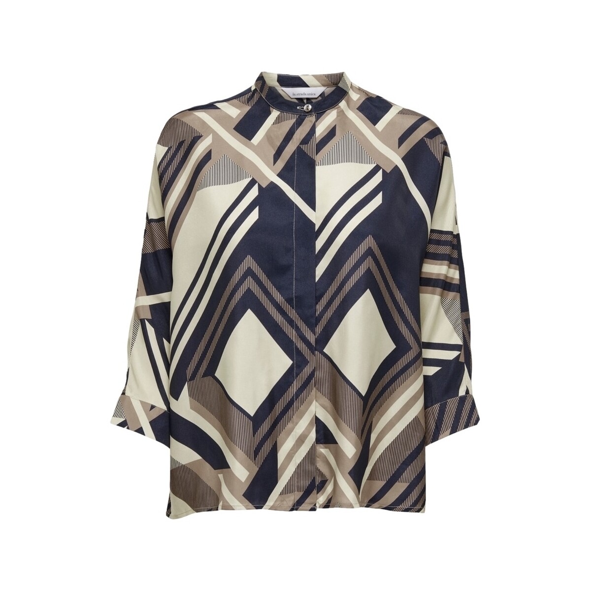 textil Mujer Tops / Blusas La Strada Shirt Scarlet 3/4 - Sandshell Night Multicolor