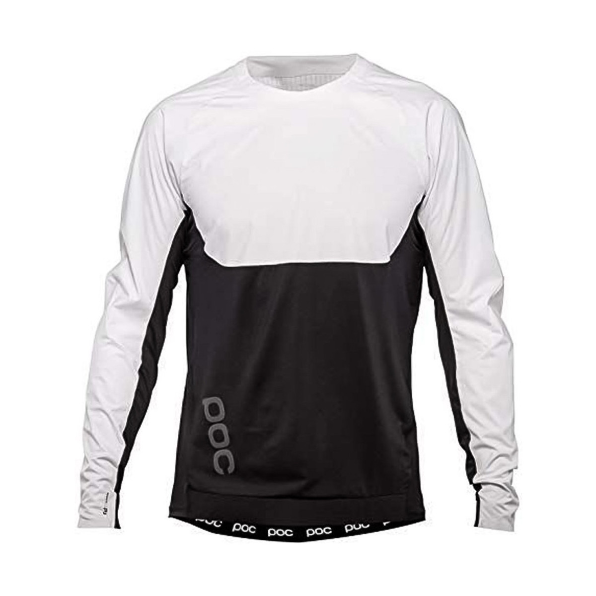 textil Hombre Tops y Camisetas Poc 52300-8001 RACEDAY DH JERSEY HYDROGEN WHITE/URANIUM BLACK Multicolor