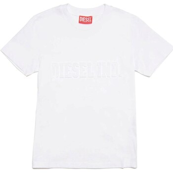 textil Niño Camisetas manga corta Diesel J01124-KYAR1 Blanco