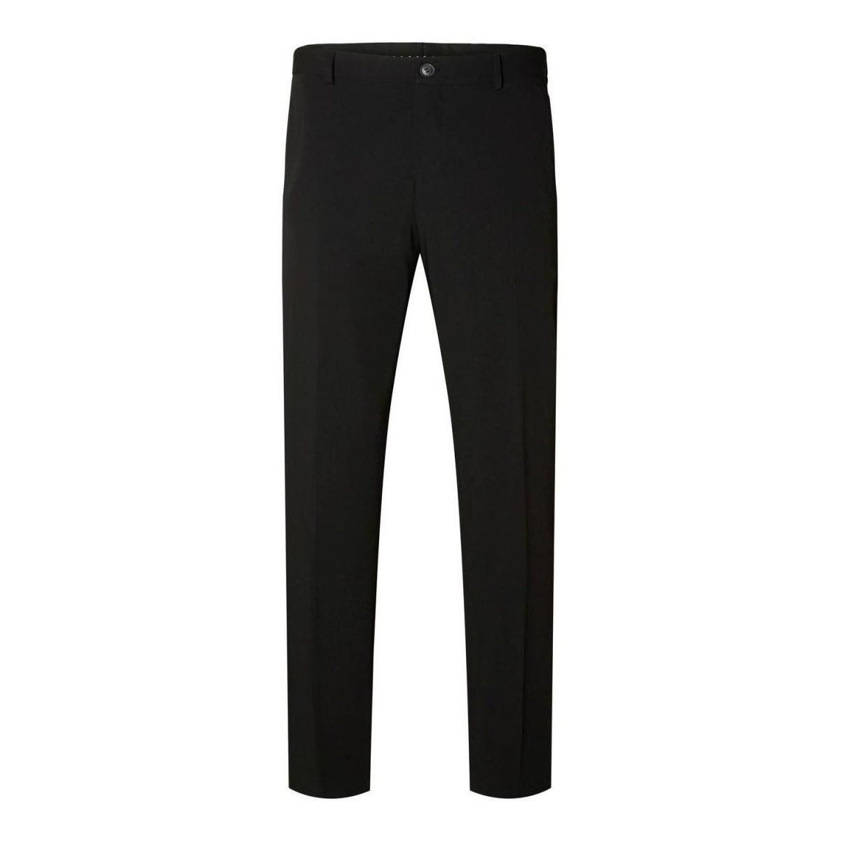 textil Hombre Pantalones Selected 16087825 SLIM LIAM-BLACK Negro