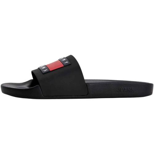 Zapatos Hombre Chanclas Tommy Hilfiger TOMMY JEANS POOL SLIDE ESS Negro