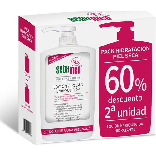 Belleza Hidratantes & nutritivos Sebamed Piel Seca Y Sensible Loción Enriquecida Pack 2 X 