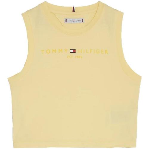 textil Niña Camisetas manga corta Tommy Hilfiger KG0KG07262 Amarillo