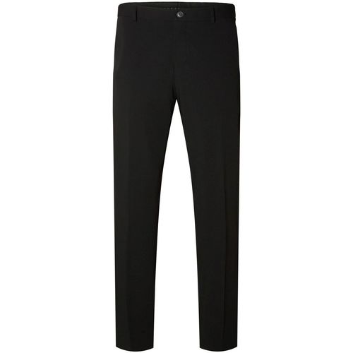 textil Hombre Pantalones Selected 16087825 SLIM LIAM-BLACK Negro