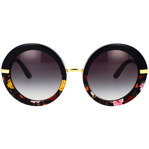 Relojes & Joyas Mujer Gafas de sol D&G Occhiali da Sole Dolce&Gabbana DG4393 34008G Negro
