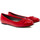 Zapatos Mujer Bailarinas-manoletinas Andrés Machado TG104CHAROL Rojo