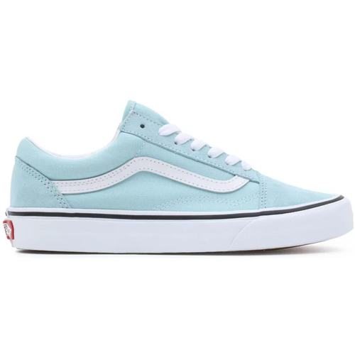 Zapatos Mujer Deportivas Moda Vans Old Skool Color Theory Canal Blue VN0007NTH7O1 Azul