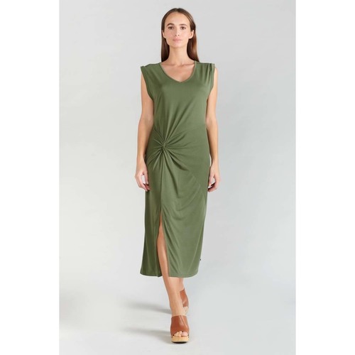 textil Mujer Vestidos Le Temps des Cerises Vestido largo recta GANA Verde