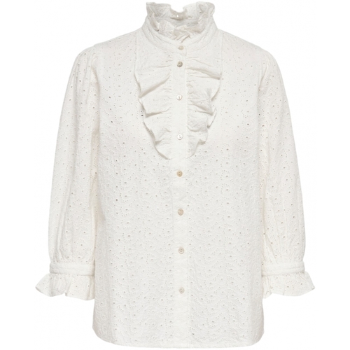 textil Mujer Tops / Blusas La Strada Camisa Neela Broderie - Star White Blanco