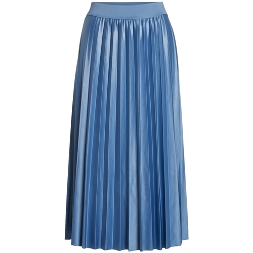 textil Mujer Faldas Vila Noos Skirt Nitban - Federal Blue Azul