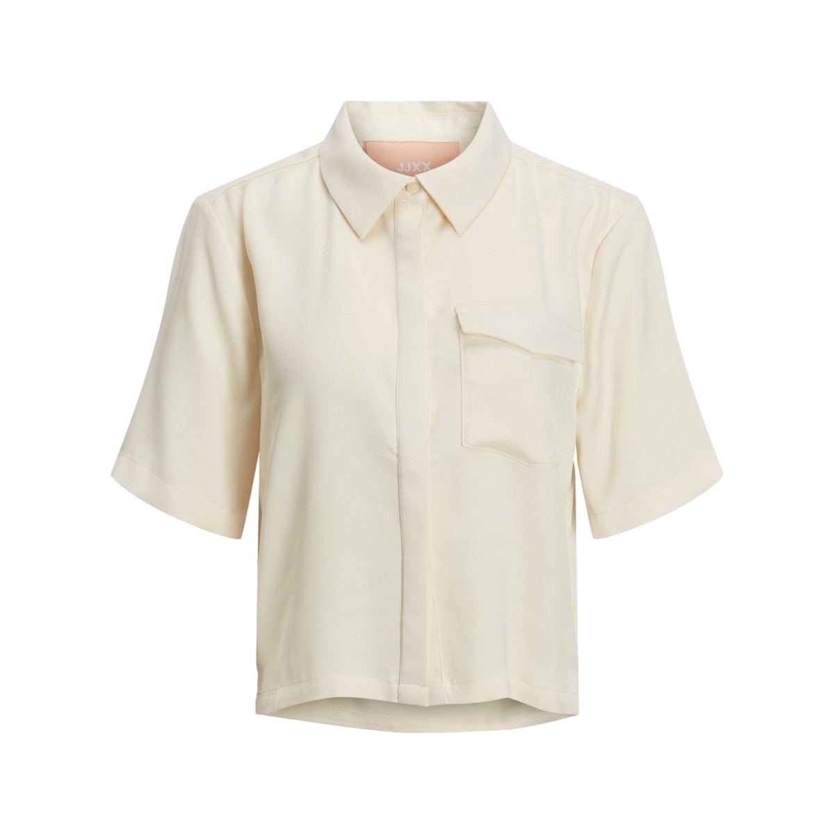 textil Mujer Tops / Blusas Jjxx Shirt Lark Short S/S - Seedpearl Blanco
