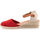 Zapatos Mujer Alpargatas Relax Alpargatas / Suelas de esparto MUJER ROJO Rojo