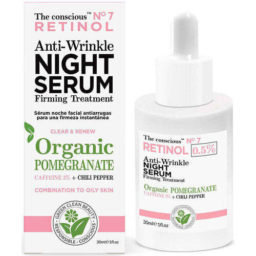 Belleza Cuidados especiales The Conscious™ Retinol Anti-wrinkle Night Serum Organic Pomegranate 