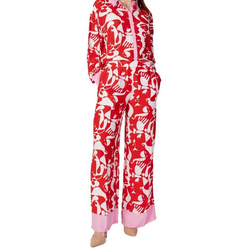 textil Mujer Pantalones fluidos Vila 14085303 Rojo