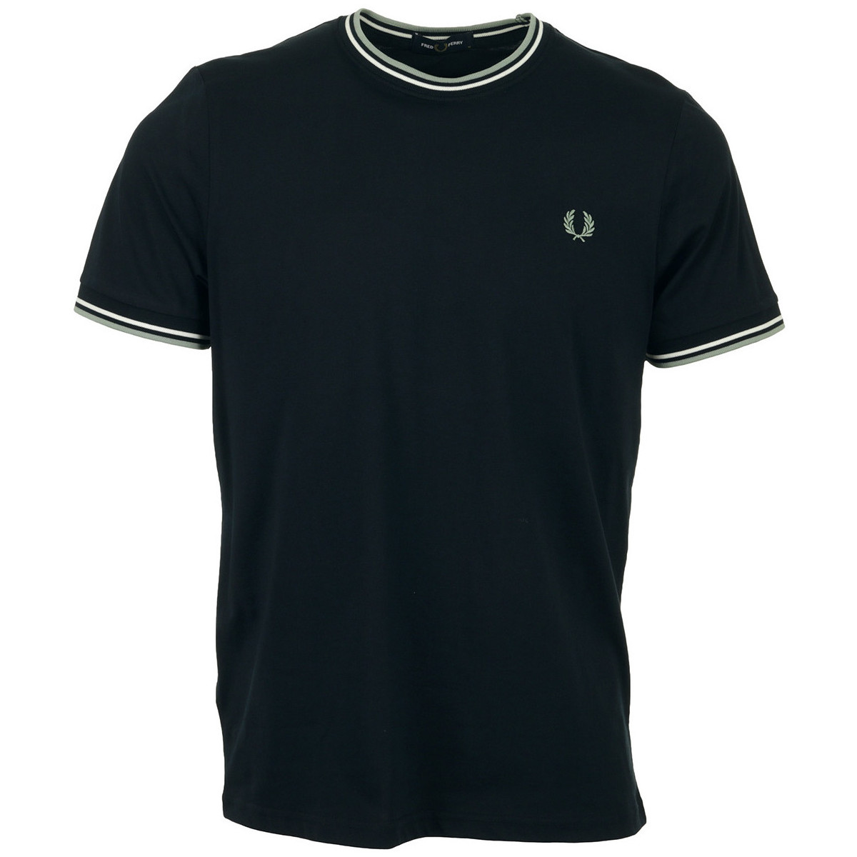 textil Hombre Camisetas manga corta Fred Perry Twin Tipped T-Shirt Azul