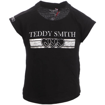 textil Niña Tops y Camisetas Teddy Smith  Negro