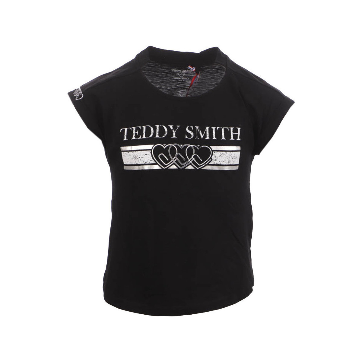 textil Niña Tops y Camisetas Teddy Smith  Negro