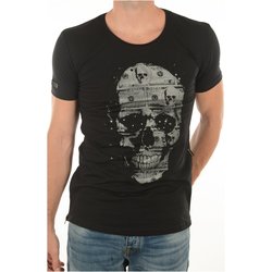 textil Hombre Camisetas manga corta Goldenim Paris 1470 CRANE - Hombres Negro