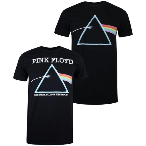 textil Hombre Camisetas manga larga Pink Floyd TV1303 Negro