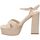 Zapatos Mujer Sandalias Corina M3236 Beige