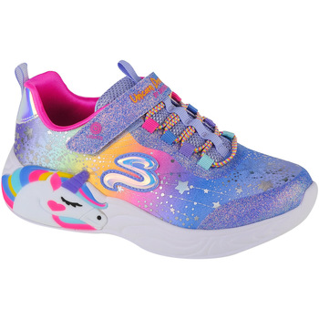 Zapatos Niña Zapatillas bajas Skechers S-Lights Unicorn Dreams Azul