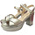 Zapatos Mujer Sandalias Adriann Lasconi 5562 Plata