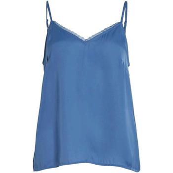 textil Mujer Tops y Camisetas Vila VIRENNY SINGLET/VOL Azul