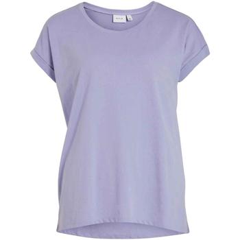 textil Mujer Tops y Camisetas Vila VIDREAMERS NEW PURE T-SHIRT Violeta