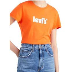 textil Mujer Camisetas manga corta Levi's CAMISETA SEASONAL POSTER LOGO LEVI'S® MUJER Amarillo