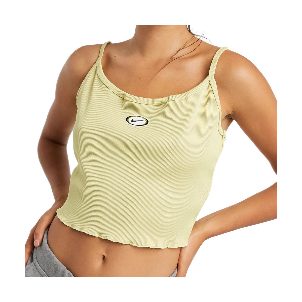 textil Mujer Camisetas sin mangas Nike  Verde