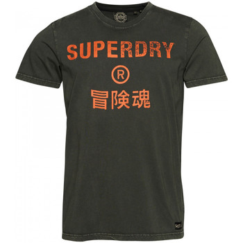 textil Hombre Tops y Camisetas Superdry Vintage corp logo Negro