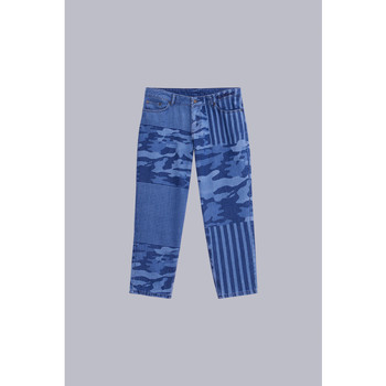 textil Pantalones de chándal Kickers Huge High Jean Azul