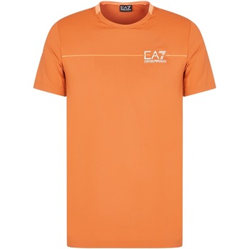 textil Hombre Camisetas manga corta Ea7 Emporio Armani T-shirt  R4 Marrón