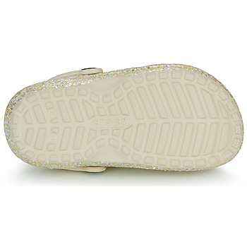 Crocs Classic Lined Glitter Clog K Beige / Oro