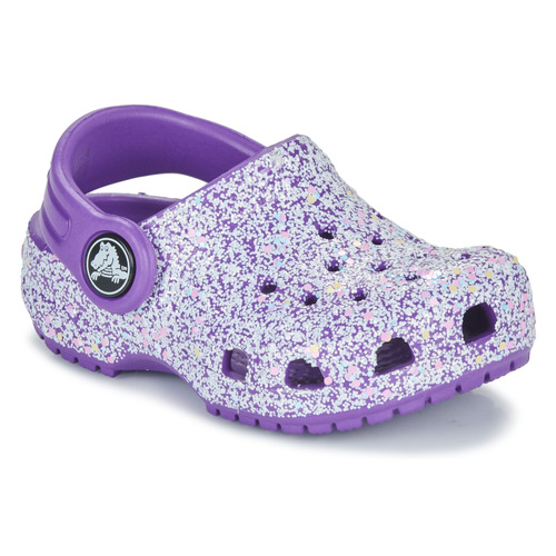 Zapatos Niña Zuecos (Clogs) Crocs Classic Glitter Clog T Violeta