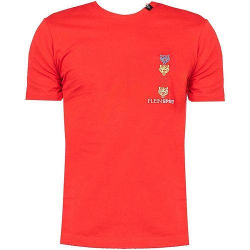 textil Hombre Camisetas manga corta Philipp Plein Sport TIPS1135 Rojo
