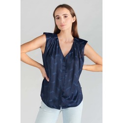 textil Mujer Camisetas sin mangas Le Temps des Cerises Top MISSOU Azul