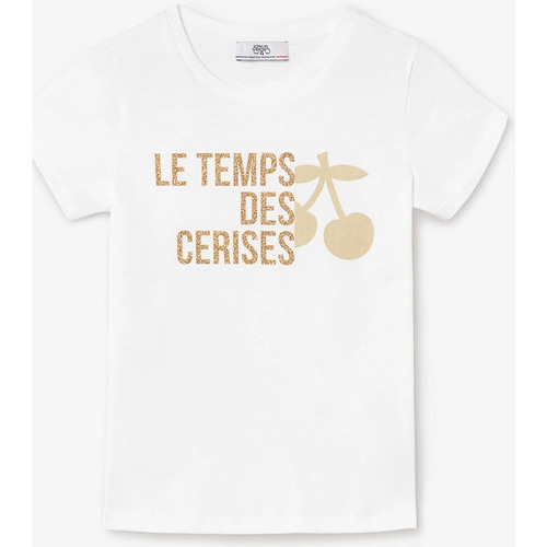 textil Niña Tops y Camisetas Le Temps des Cerises Camiseta NASTIAGI Blanco