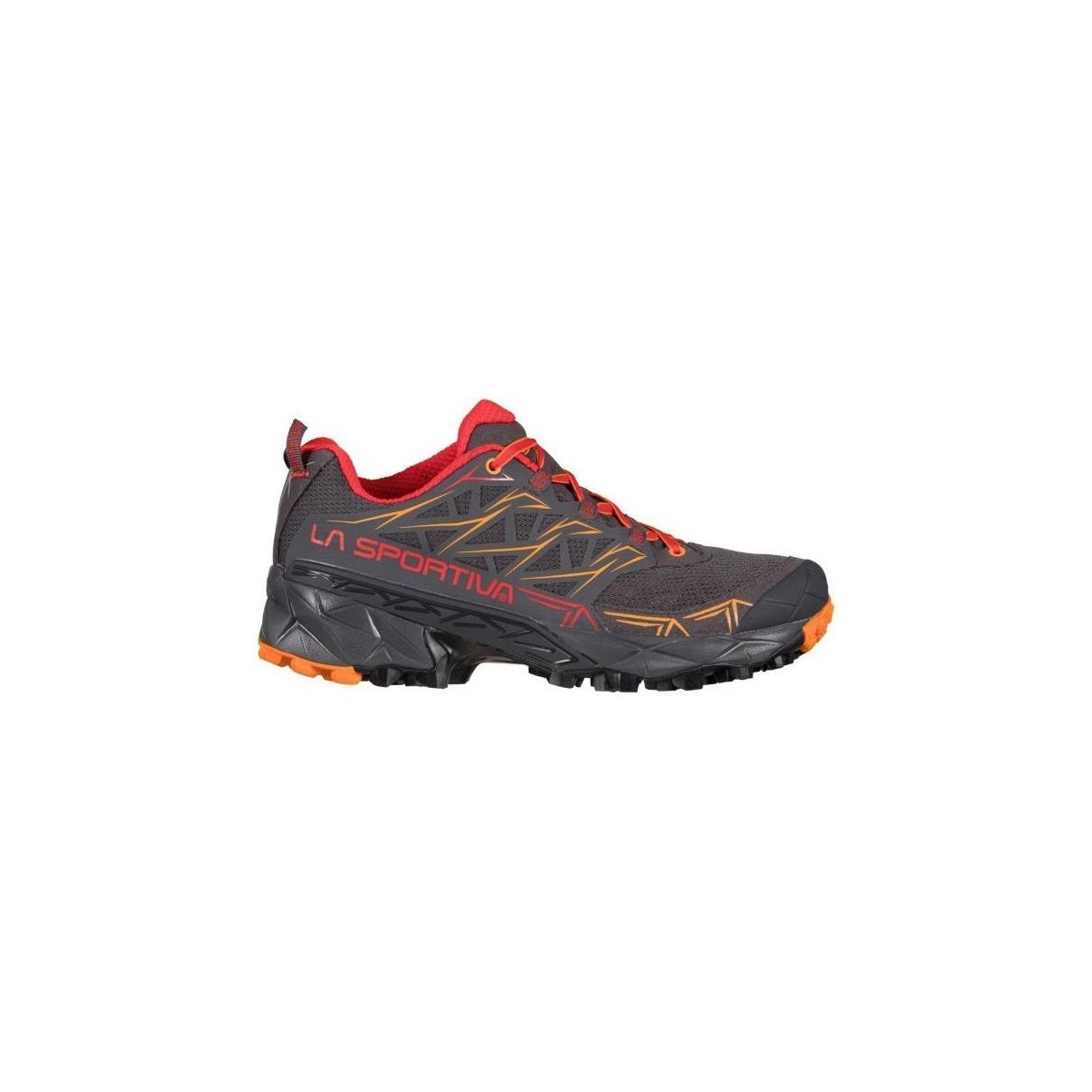Zapatos Mujer Running / trail La Sportiva Zapatillas Akyra Mujer Carbon/Cherry Gris