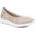 Zapatos Mujer Bailarinas-manoletinas Xti ZAPATO DE MUJER  141218 Oro