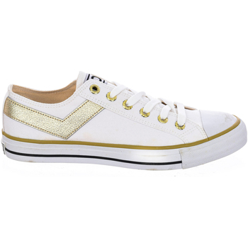 Zapatos Hombre Zapatillas bajas Pony 131T44-WHITE-GOLD Blanco