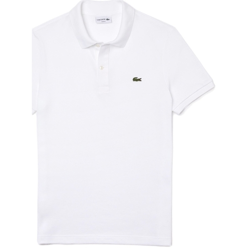 textil Hombre Tops y Camisetas Lacoste Slim Fit Polo - Blanc Blanco