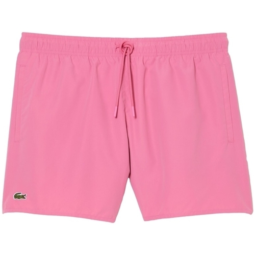 textil Hombre Shorts / Bermudas Lacoste Quick Dry Swim Shorts - Rose Vert Rosa