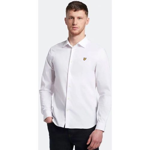 textil Hombre Camisas manga larga Lyle & Scott LW1115VOG-626 WHITE Blanco