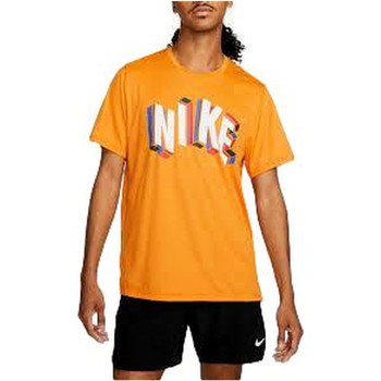 textil Hombre Camisetas manga corta Nike CAMISETA HOMBRE  Pro Dri-FIT DM6666 Naranja